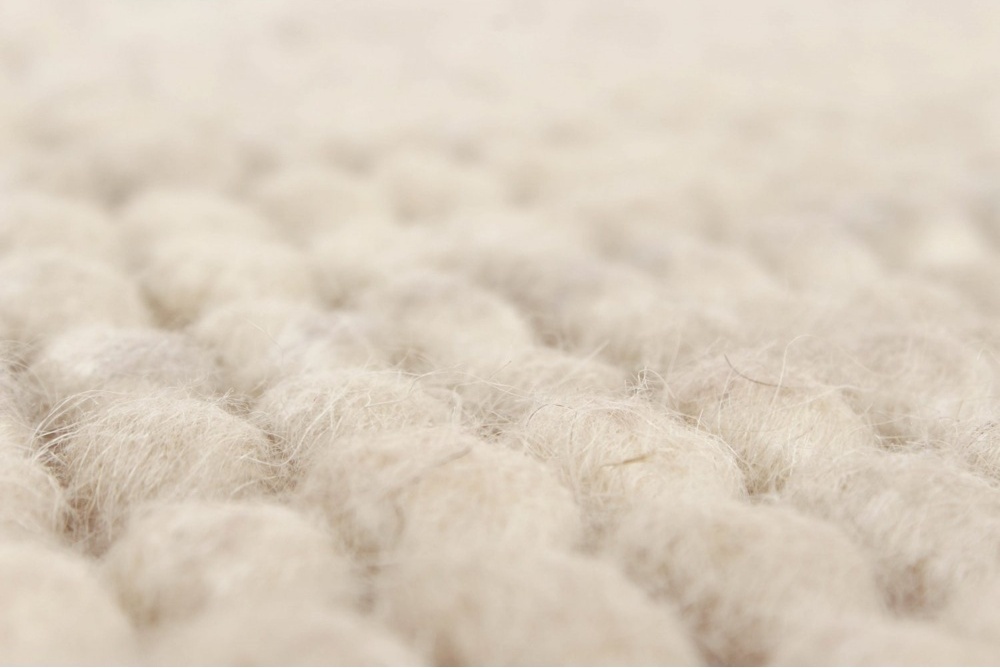 Tappeto in lana 'Avafors' - Beige