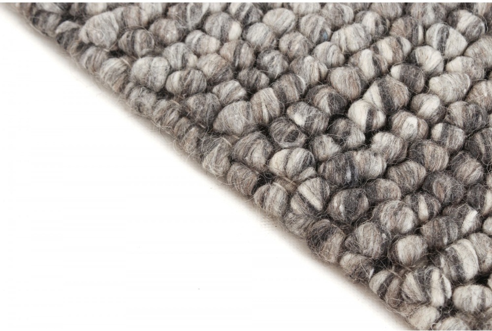Tappeto in lana 'Avafors Wool Bubble' - Grigio