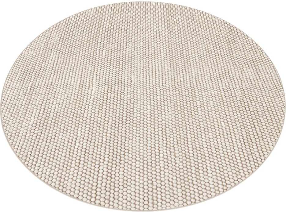 Tappeto rotondo 'Avafors' - Beige