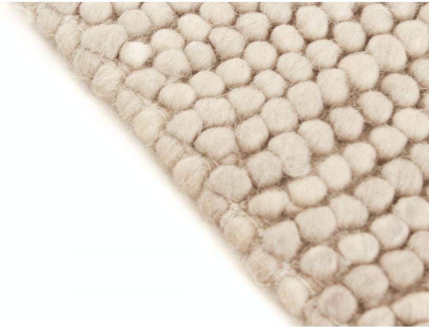 Tappeto rotondo 'Avafors' - Beige