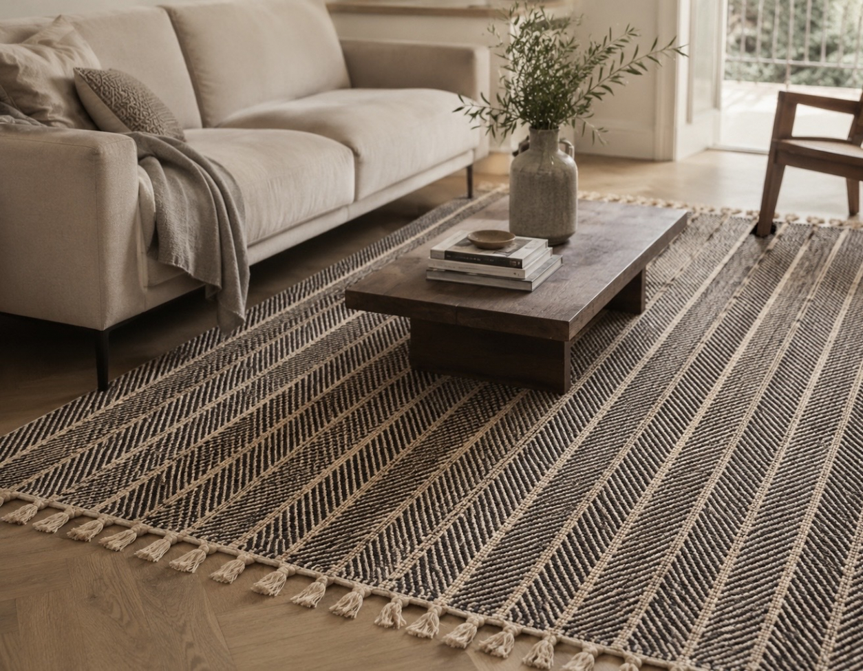 Tappeto 'Striped Sand' - Naturale 160x230
