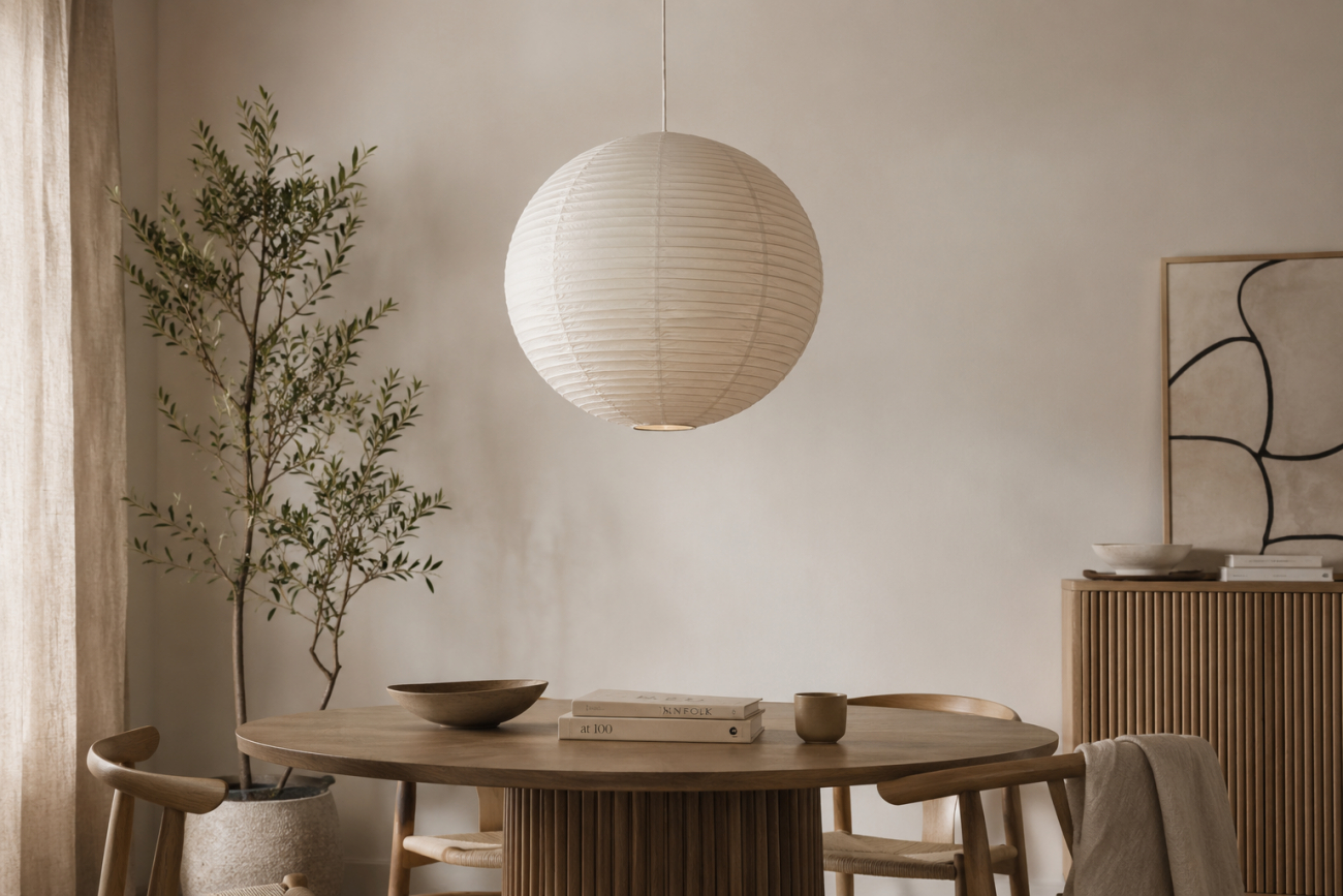 Lampada a sospensione 'Lycka' - Bianca 40cm