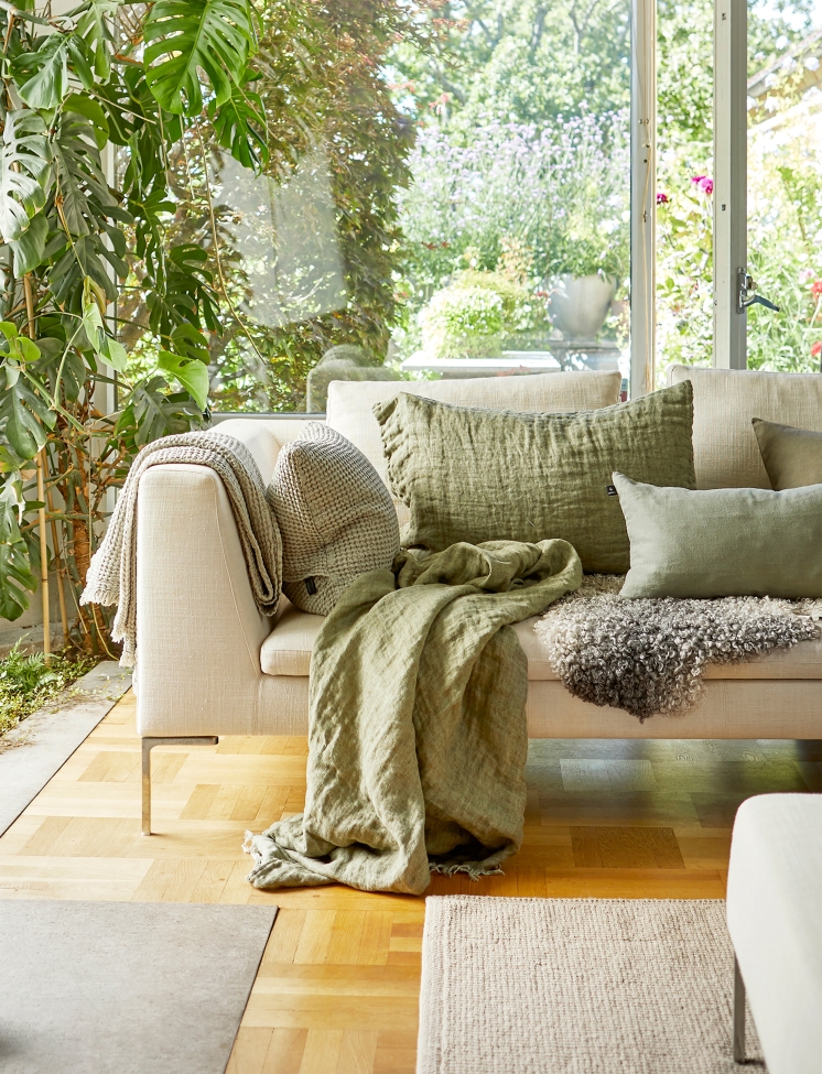 Plaid 'Hannelin' 130x170 - Verde