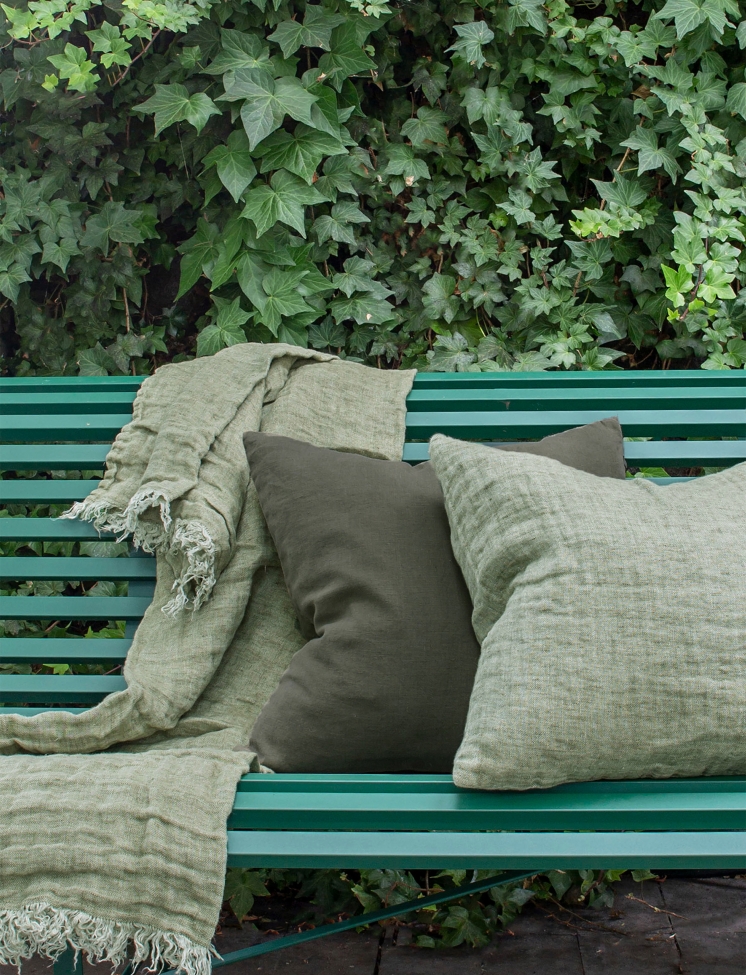 Plaid 'Hannelin' 130x170 - Verde