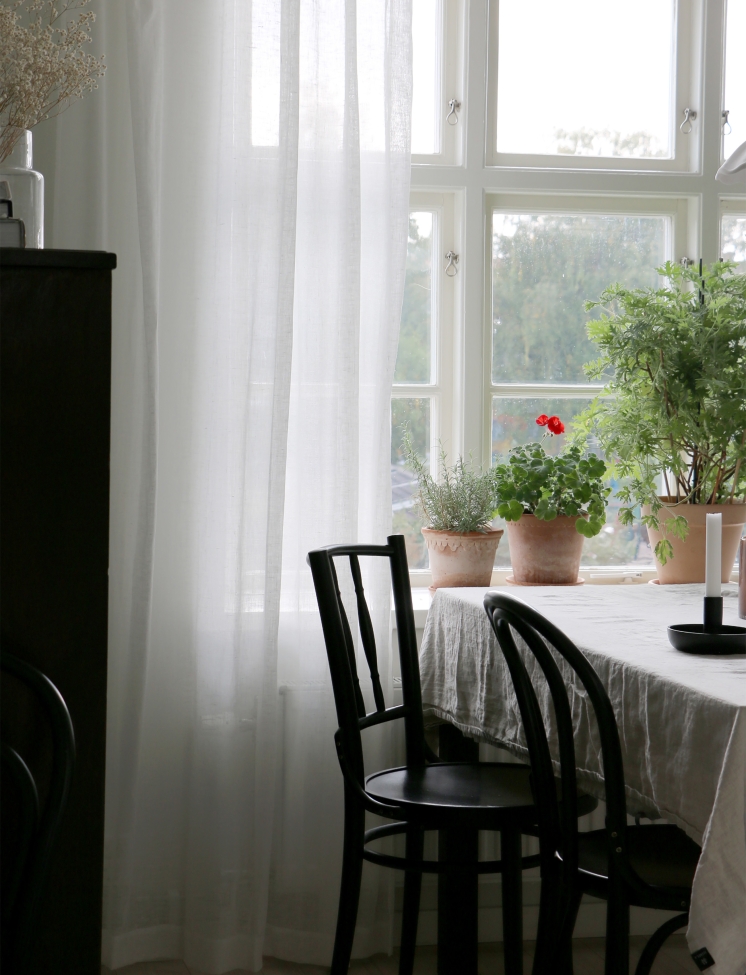 Tenda con nastro arricciato 'Dalsland' 145x250 - Bianca