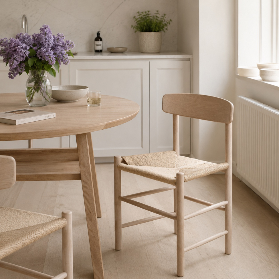 Sedia 'Alfors' - Bianco pigmentato