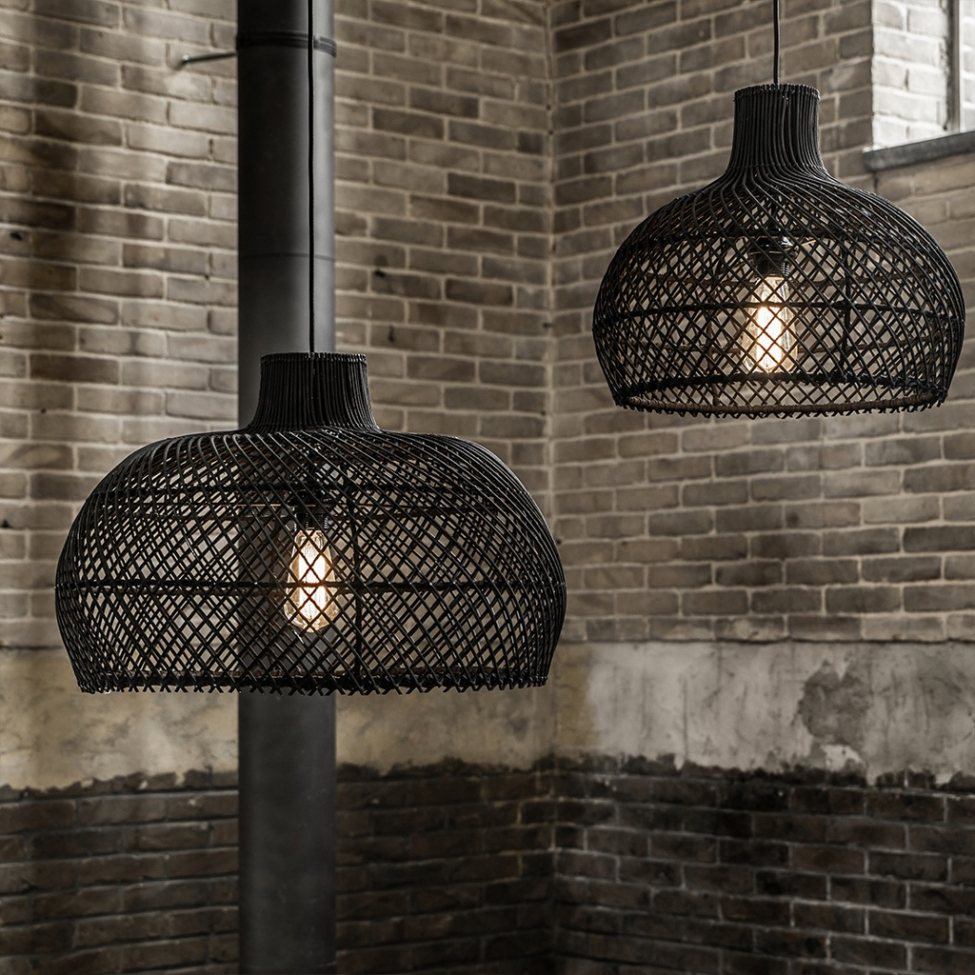 Lampada da soffitto 'Maze' S - Nera