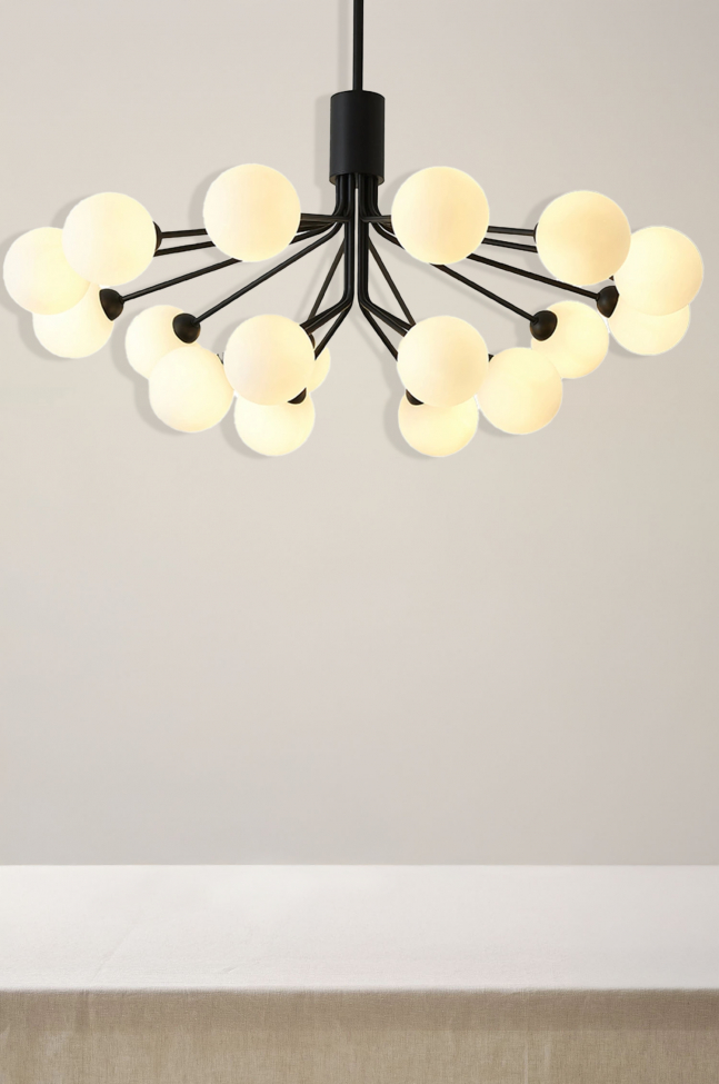Lampada da soffitto 'Lighting' X17 - Nera