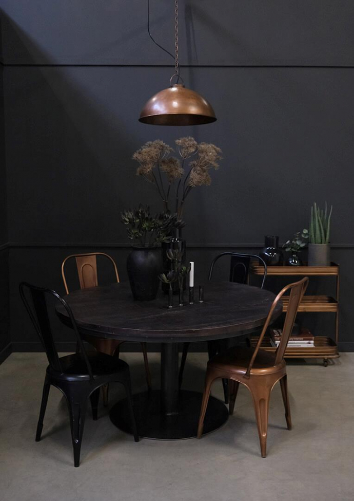 Tavolo da pranzo 'Jack' rotondo 140cm - Nero