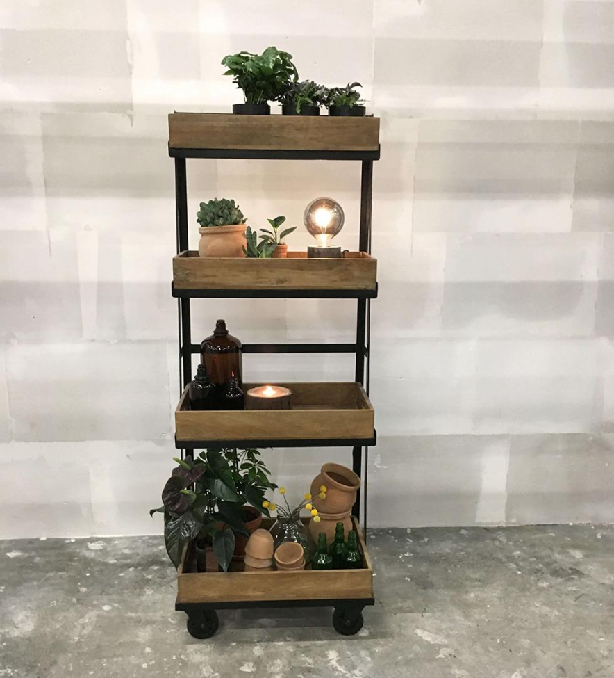 Lampada da tavolo 'Fabio' - Grigio