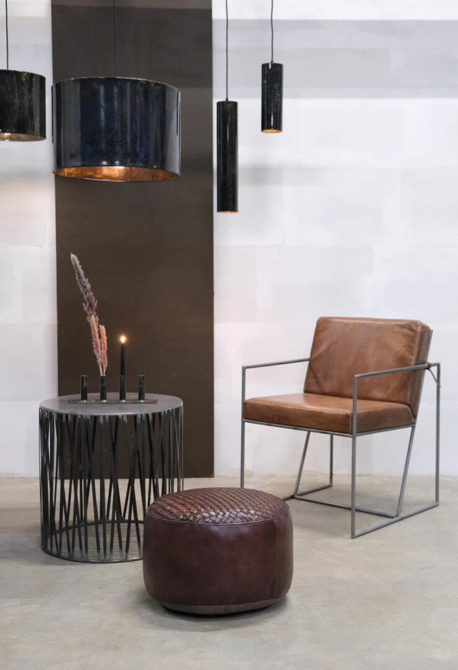 Lampada da soffitto 'Jonah' Cilindro S - Blu Scuro