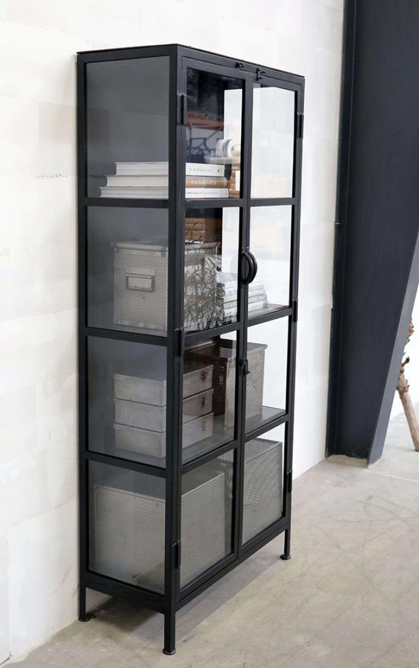 Vetrina 'Spencer' - Nero