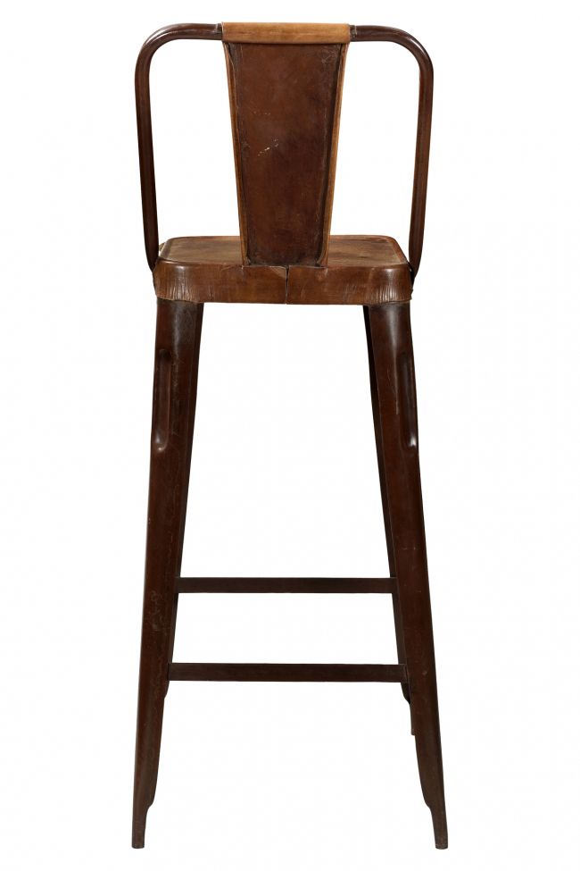 Sgabello 'Cope' - Seduta in pelle 2