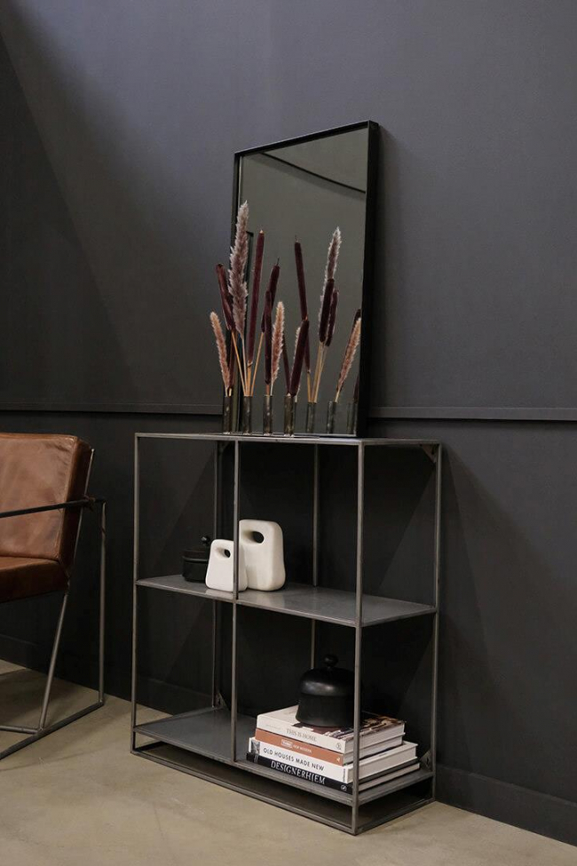 Specchio da parete 'Alex' - Nero