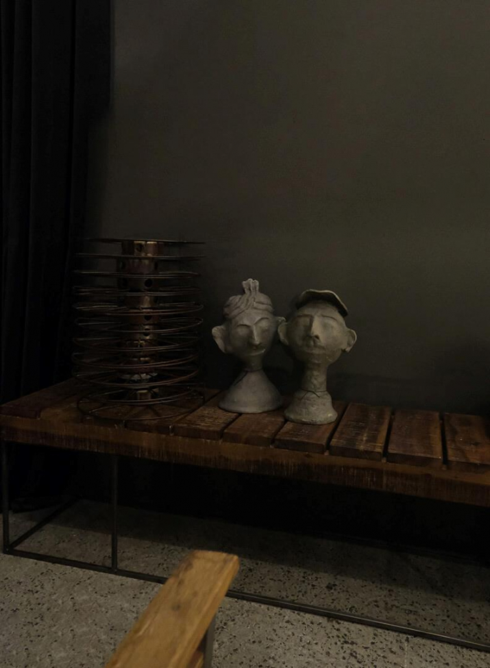 Scultura 'Sharam' - Viso uomo