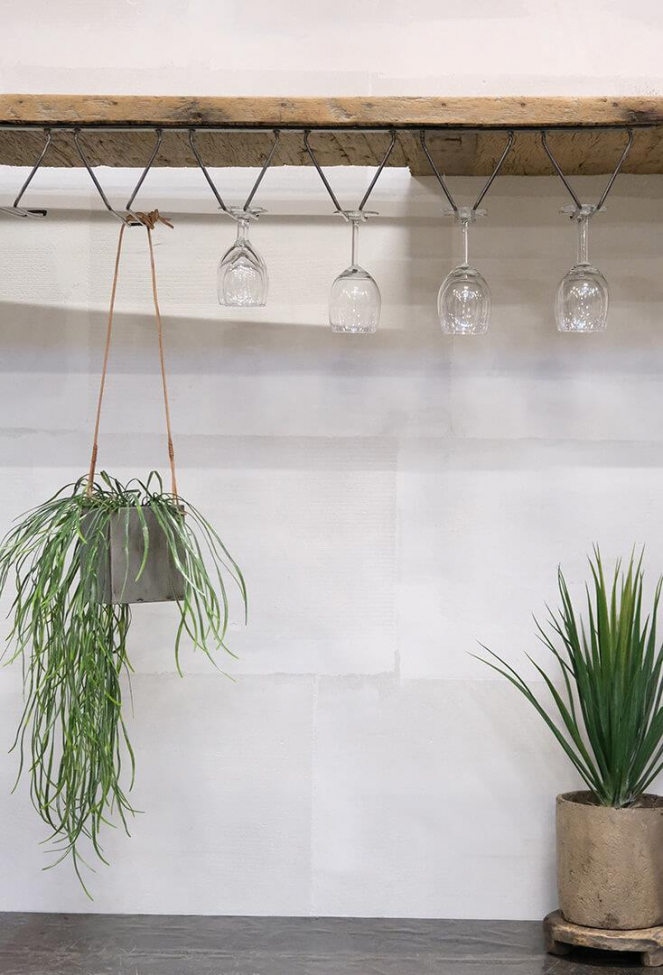 Vaso sospeso 'Sikasso' - Pelle