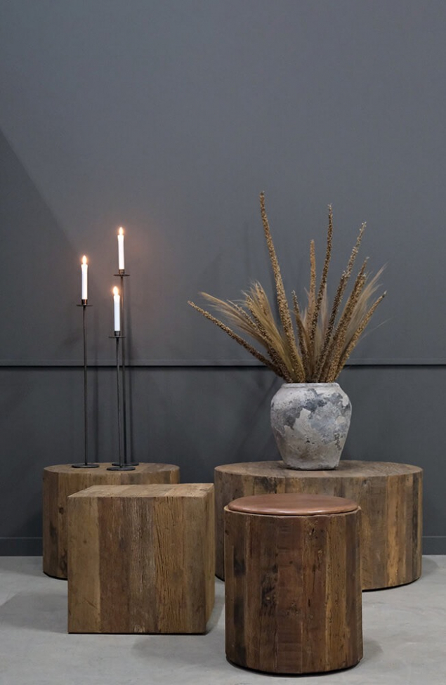 Candelabro 'Dean' L - Ferro