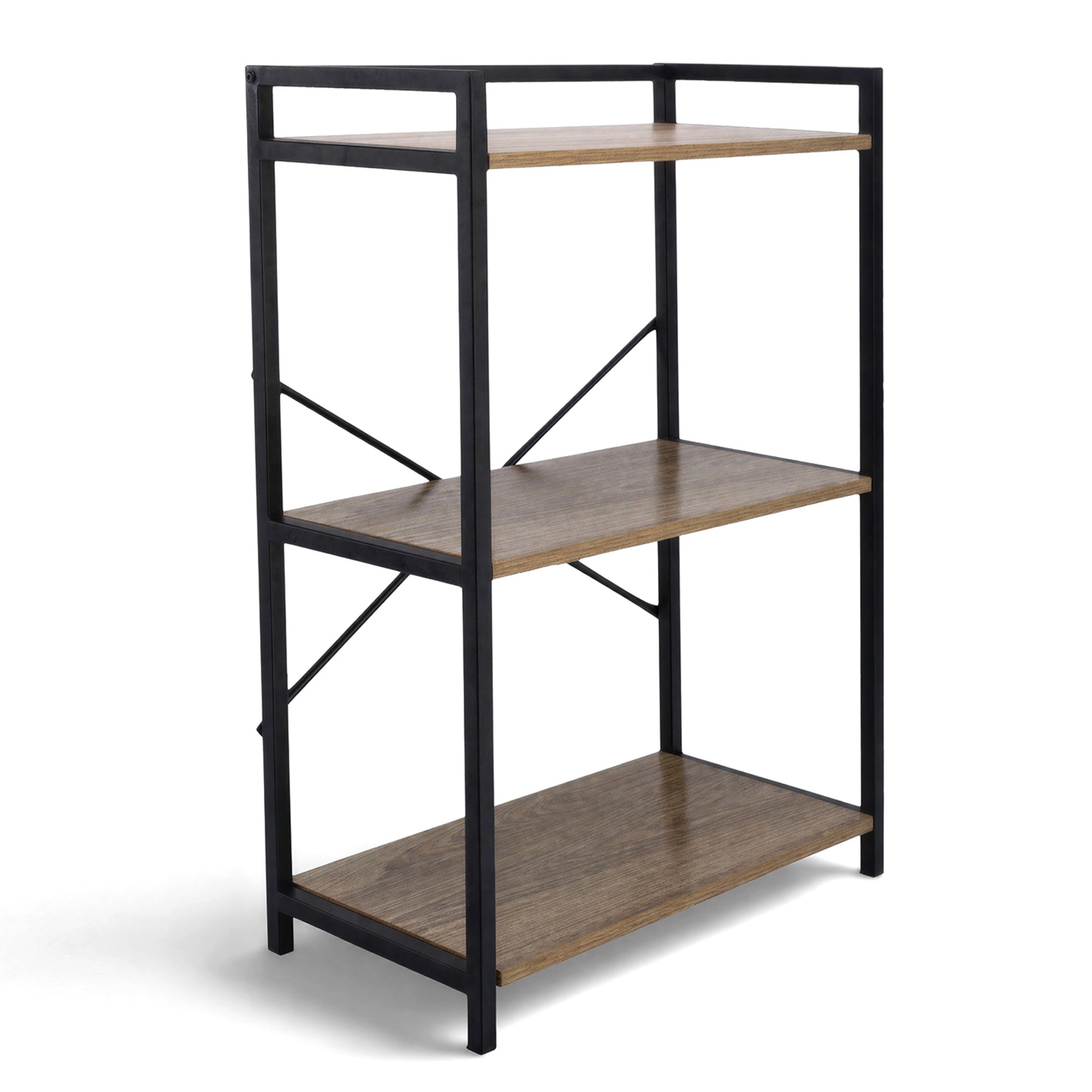 Mensola 'Tre' - Nero/Legno