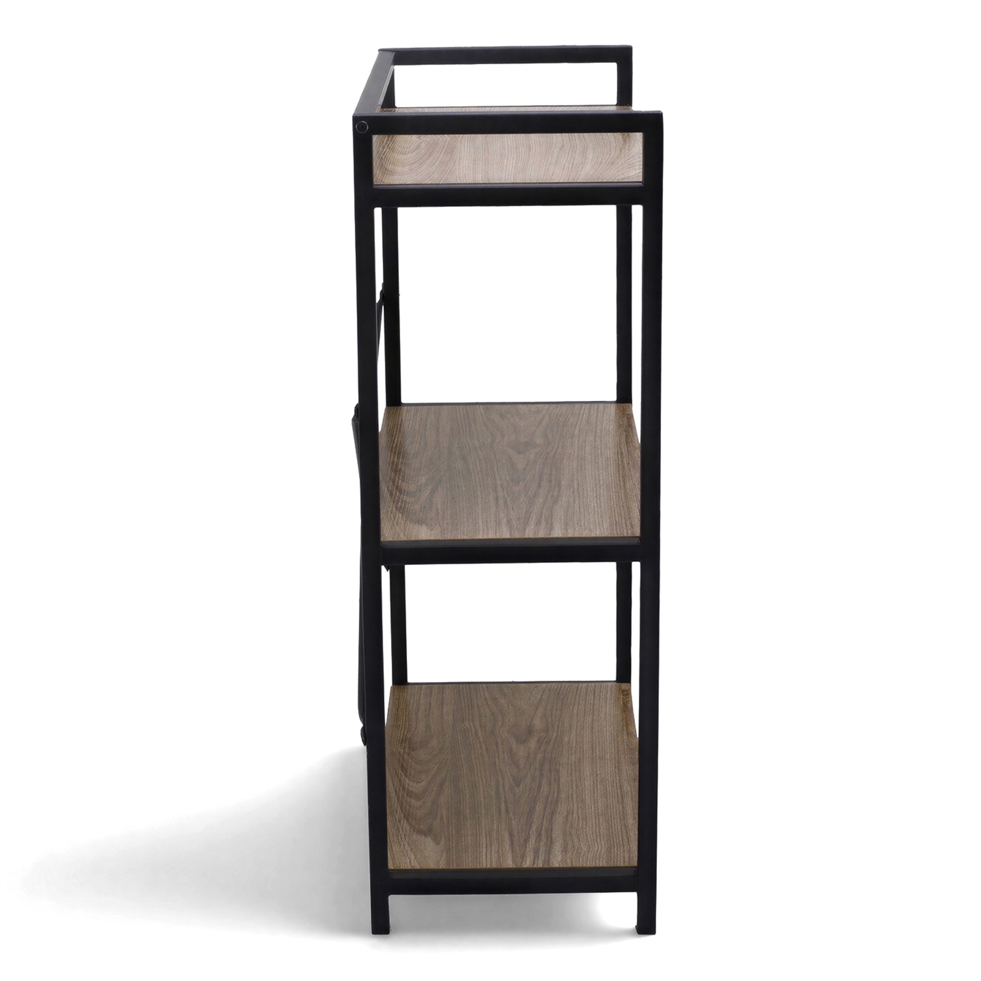 Mensola 'Tre' - Nero/Legno