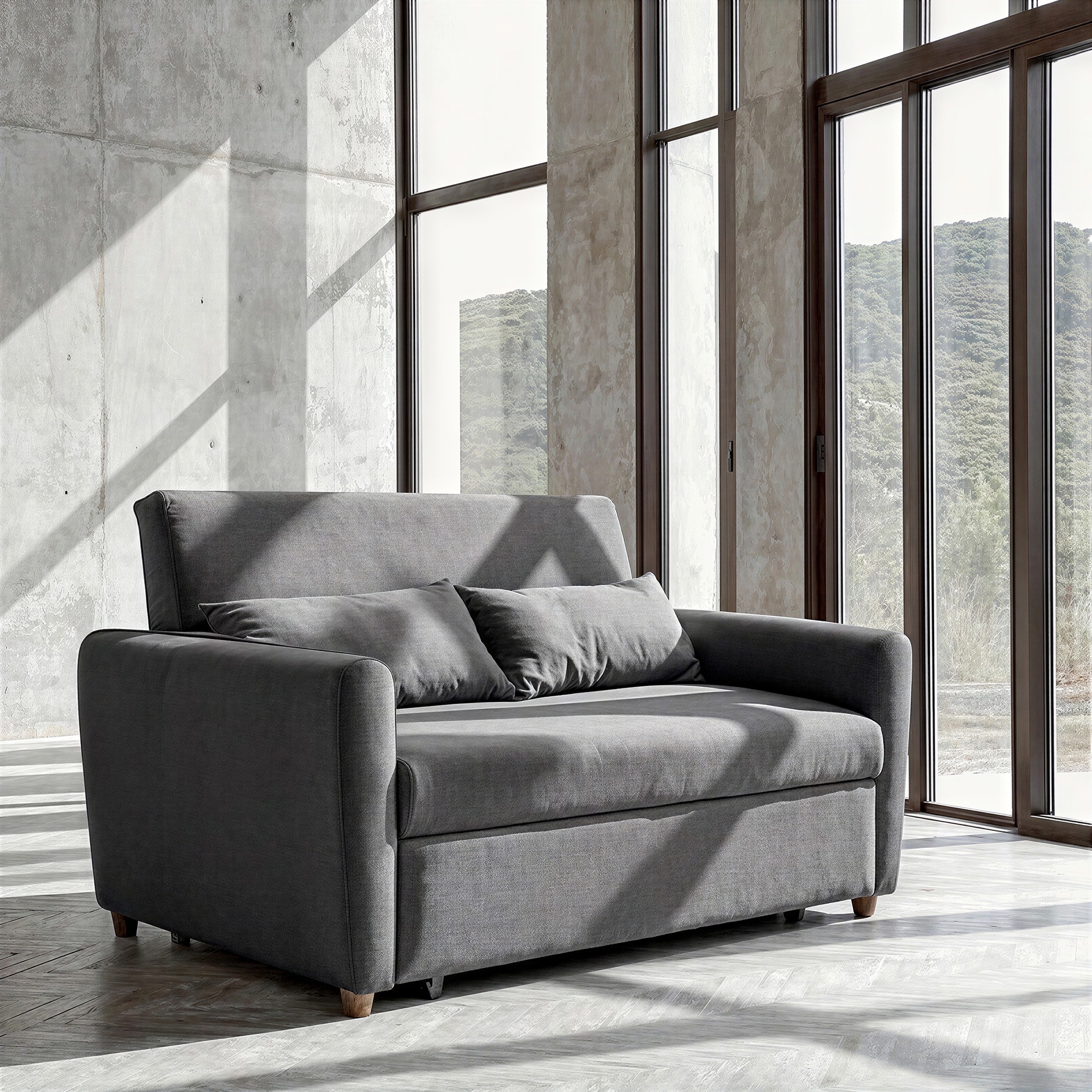 Poltrona letto 'San Francisco' - Grigio scuro