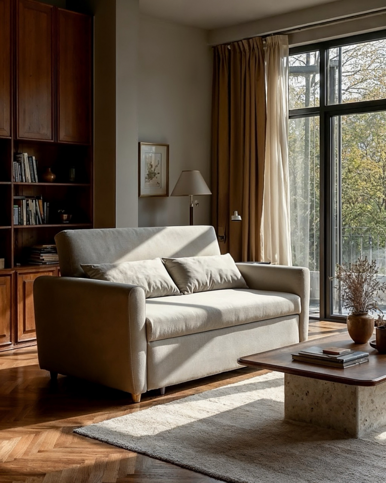 Poltrona letto 'San Francisco' - Beige