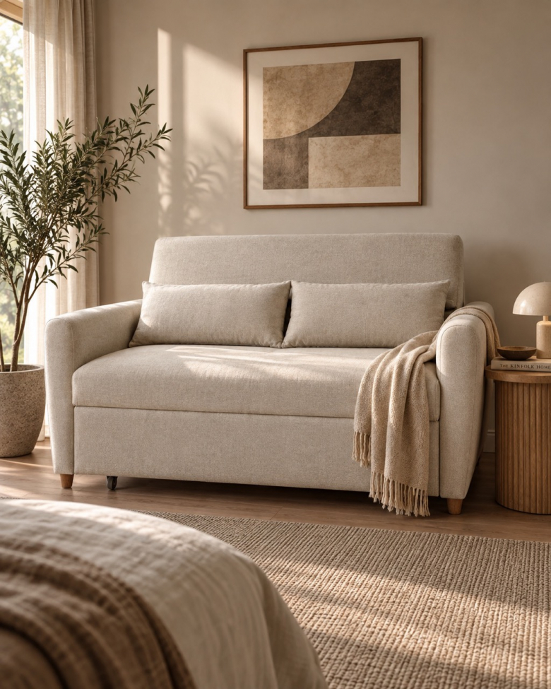 Poltrona letto 'San Francisco' - Beige