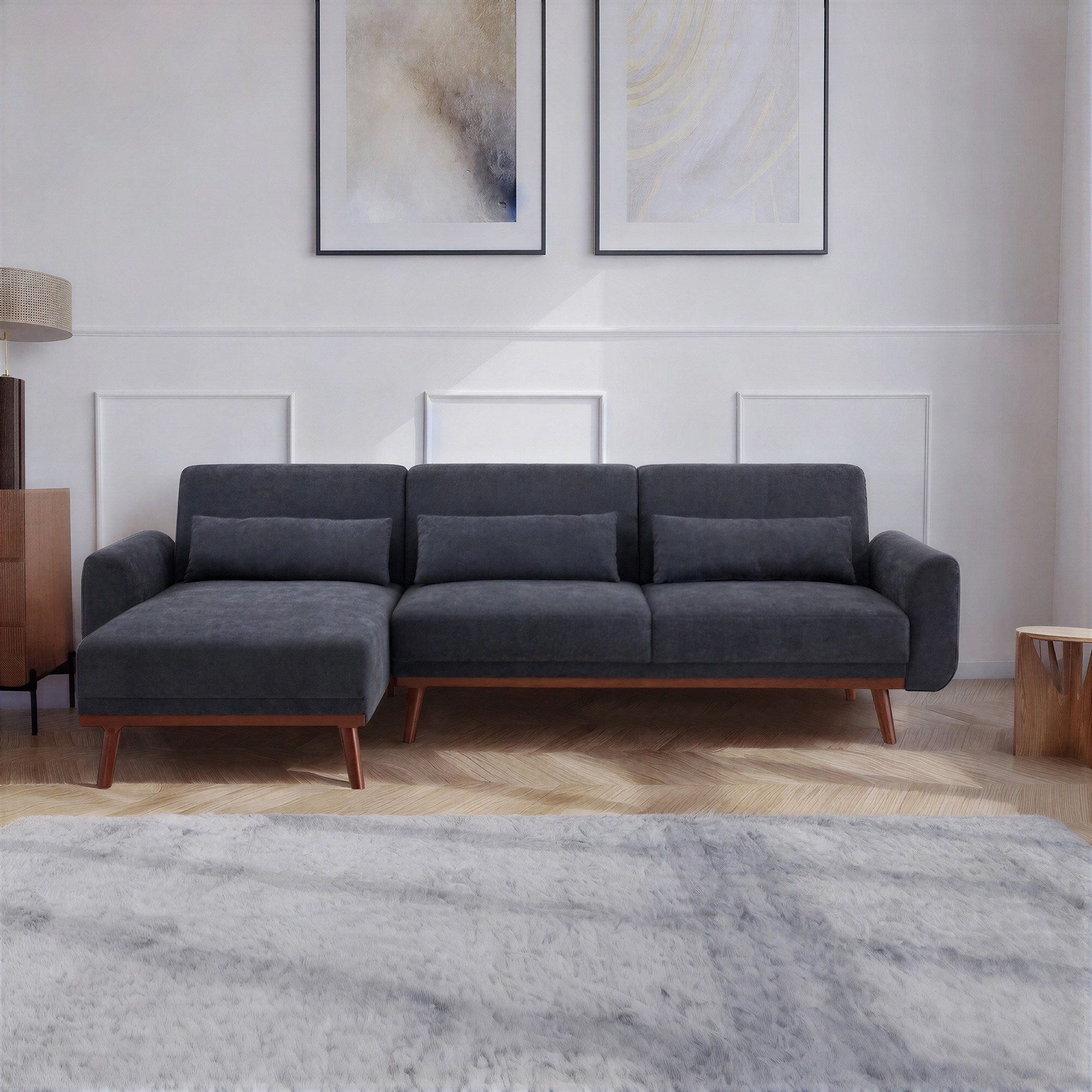 Divano letto 'Texas' - Grigio scuro