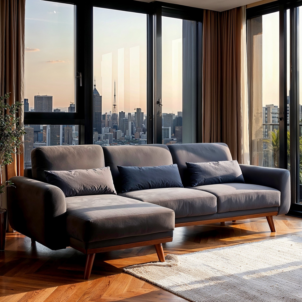 Divano letto 'Texas' - Grigio scuro