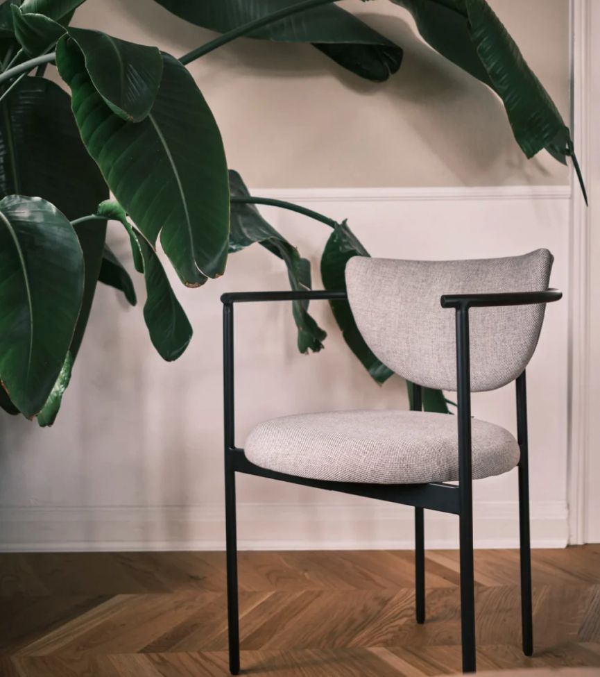 Sedia 'Lunar' - Grigia