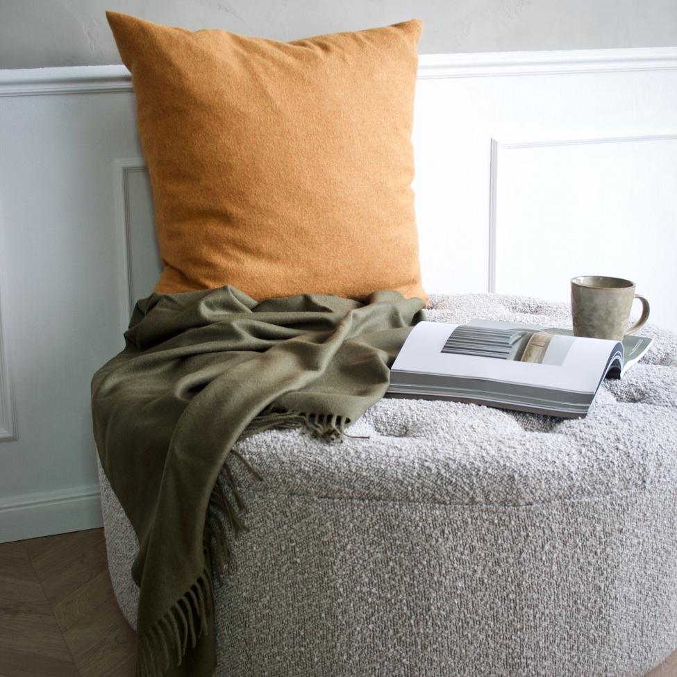 Puff 'Dimple' Rotondo 100cm - Grigio