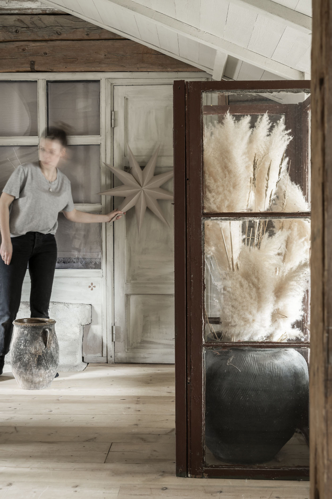 Stella dell'Avvento 'Boris' - Grigio scuro