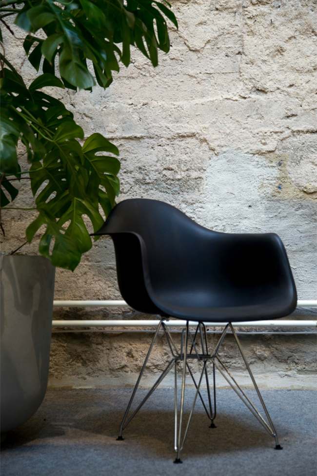 Sedia 'Bjurholm' - Gambe in acciaio nero