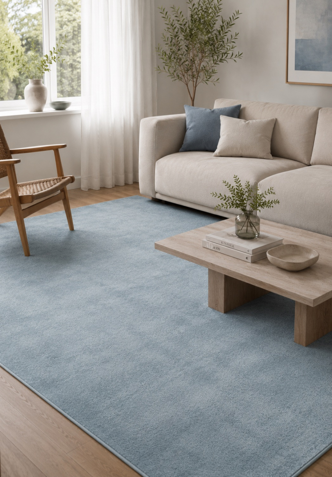 Tappeto 'Ängelholm' - Grigio/Blu