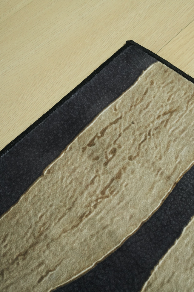Tappeto 'Seronis' - Nero/Beige