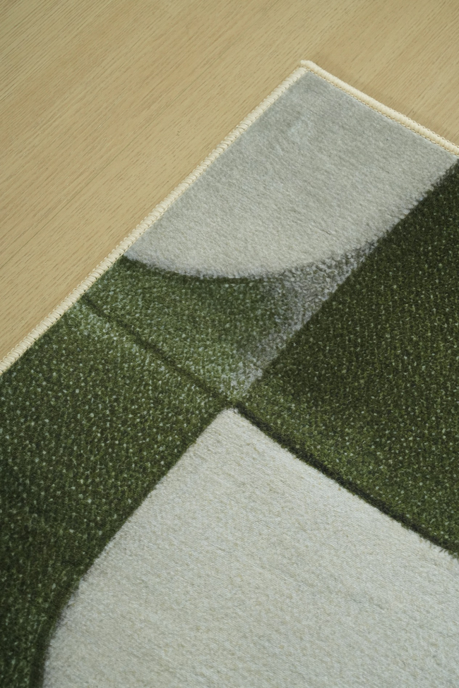 Tappeto 'Merano' - Verde/Beige