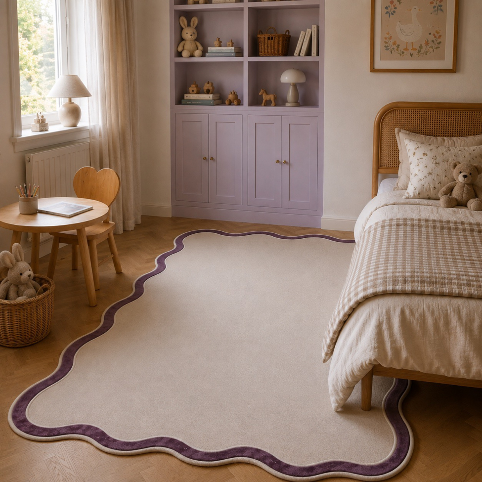 Tappeto 'Aureline' - Grigio/Viola
