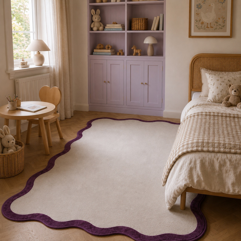 Tappeto 'Aureline' - Grigio/Viola