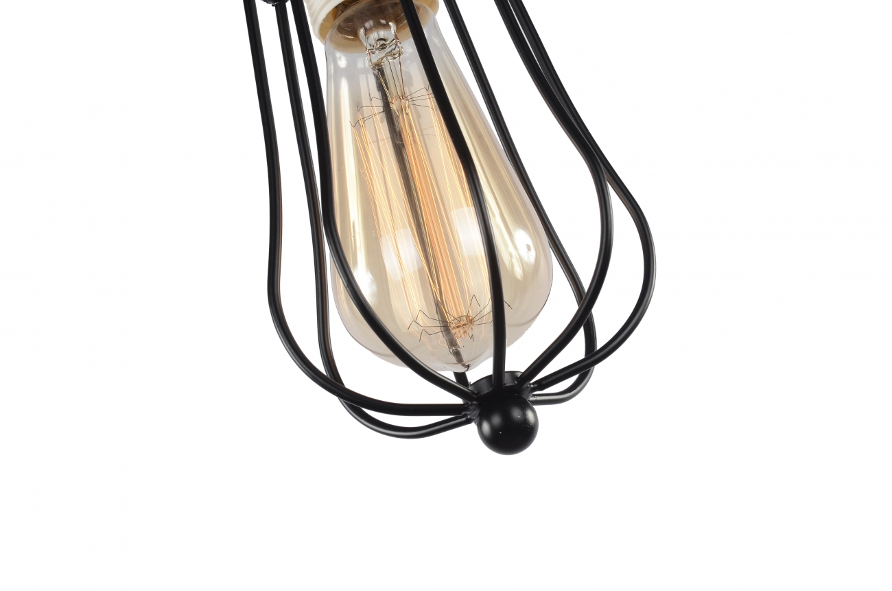 Lampadario 'Marconi' - Nero