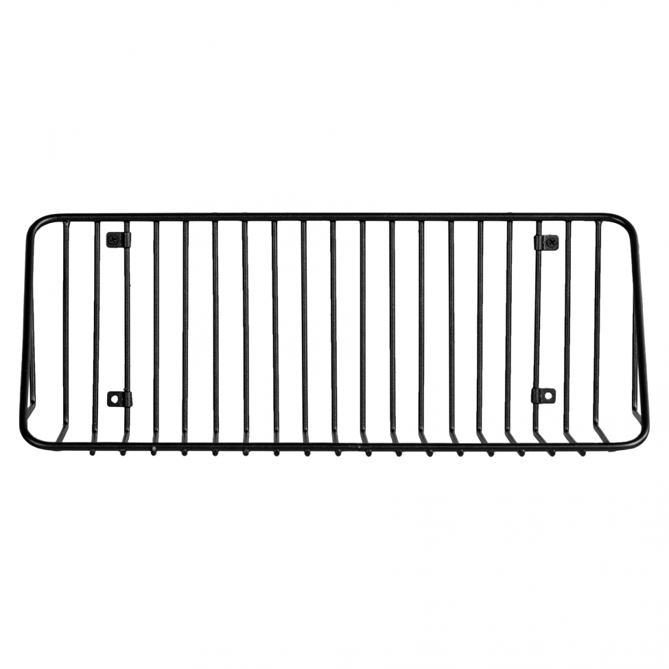 Mensola da parete 'Strings' - Nero/Metallo