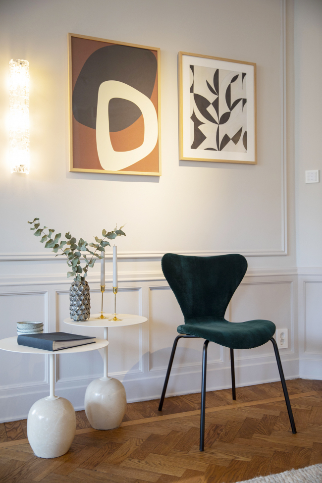 Sedia 'Mezzanotte' - Velluto