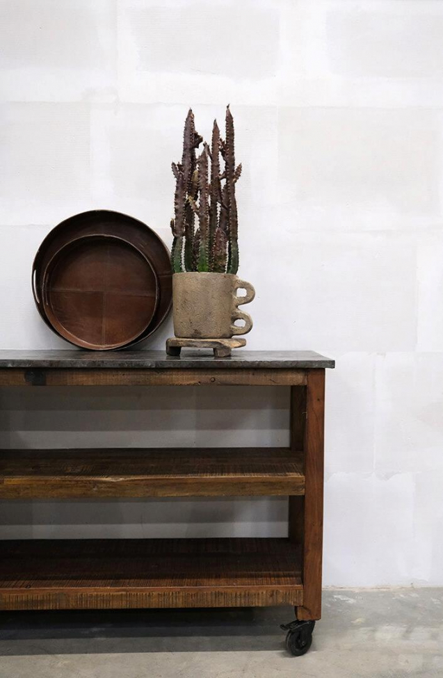 Tavolo Consolle 'Chaggna' - Metallo