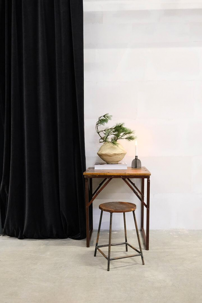 Sgabello 'Leo' - Ferro/legno