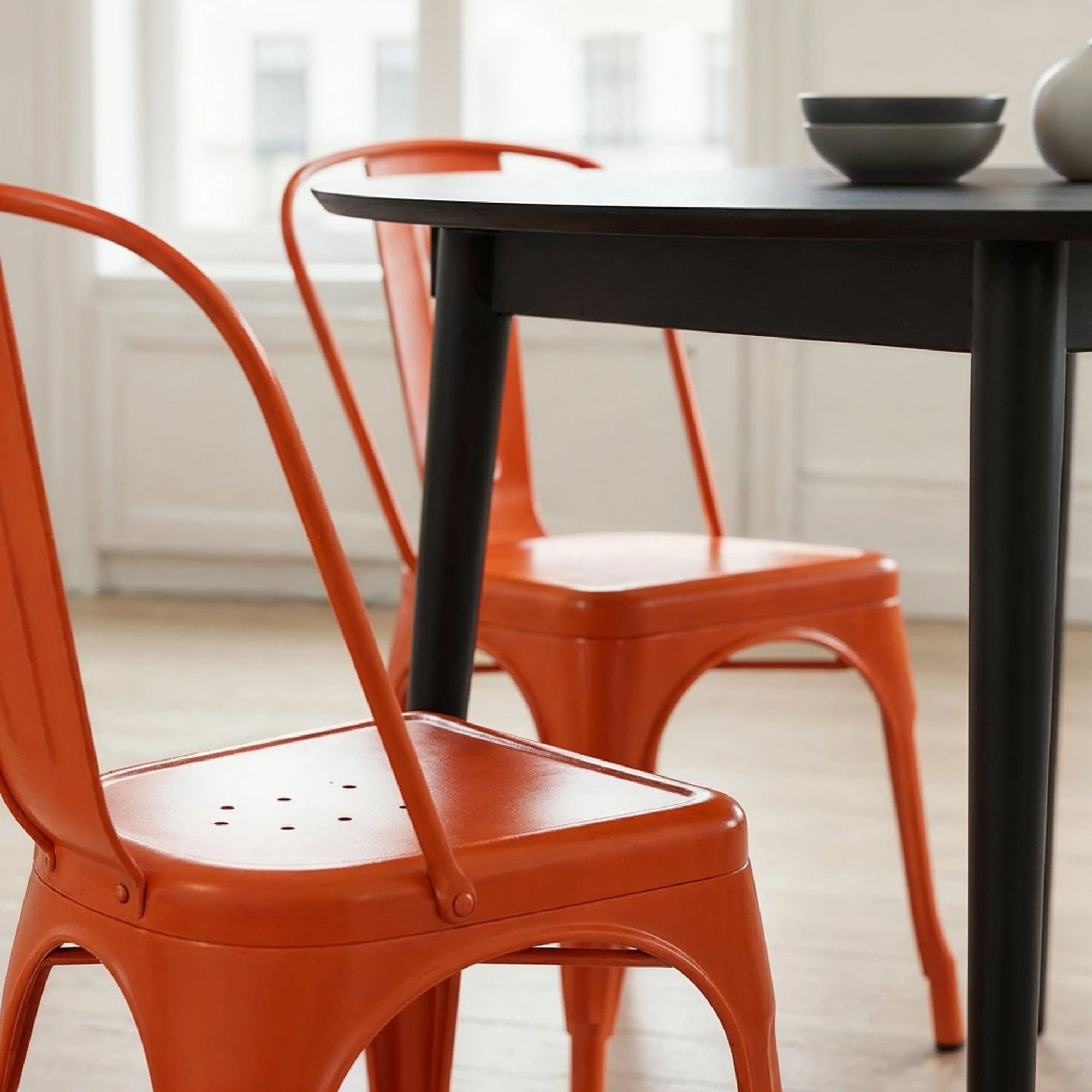 Sedia 'Montmartre' - Lucido arancione