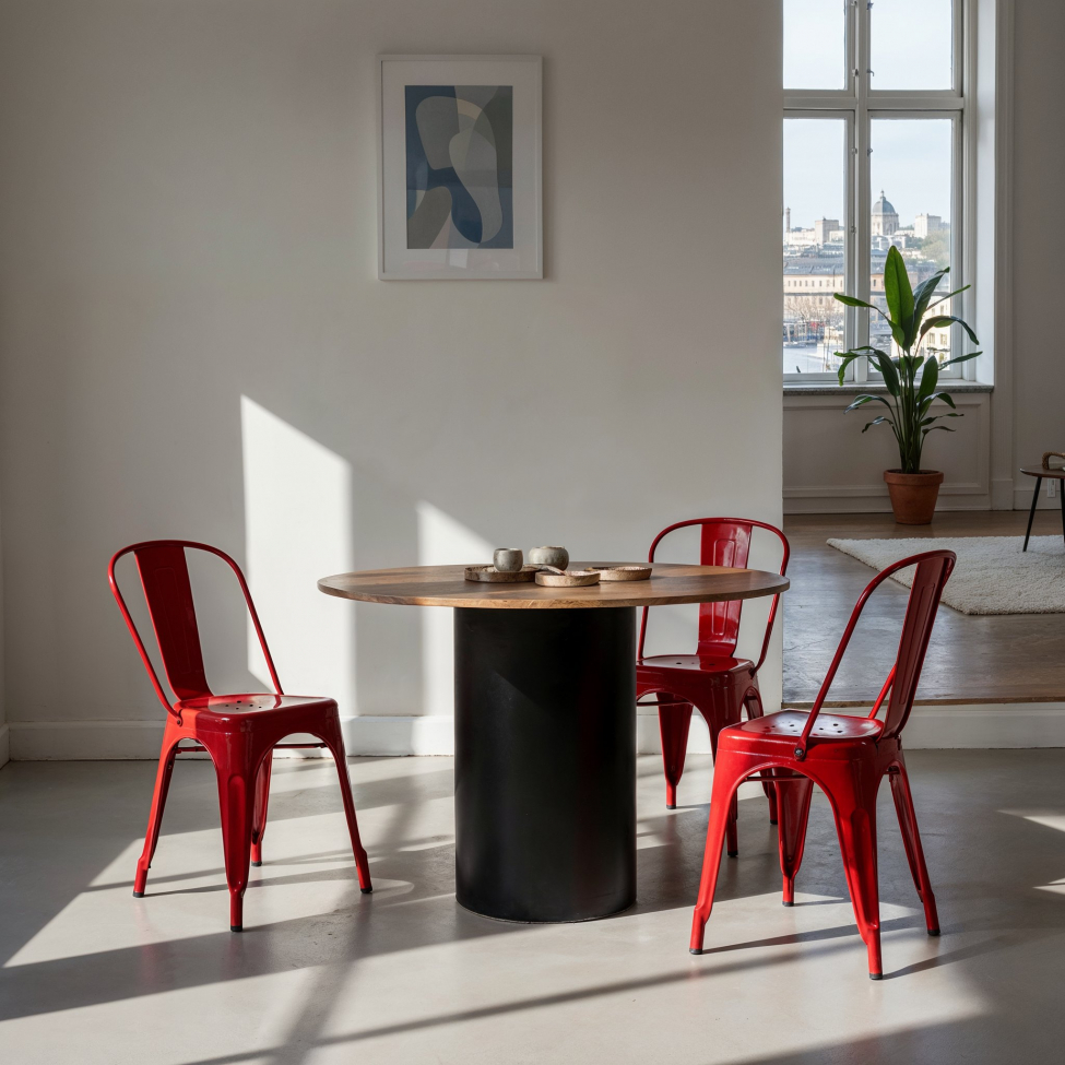 Sedia 'Montmartre' - Lucido rosso