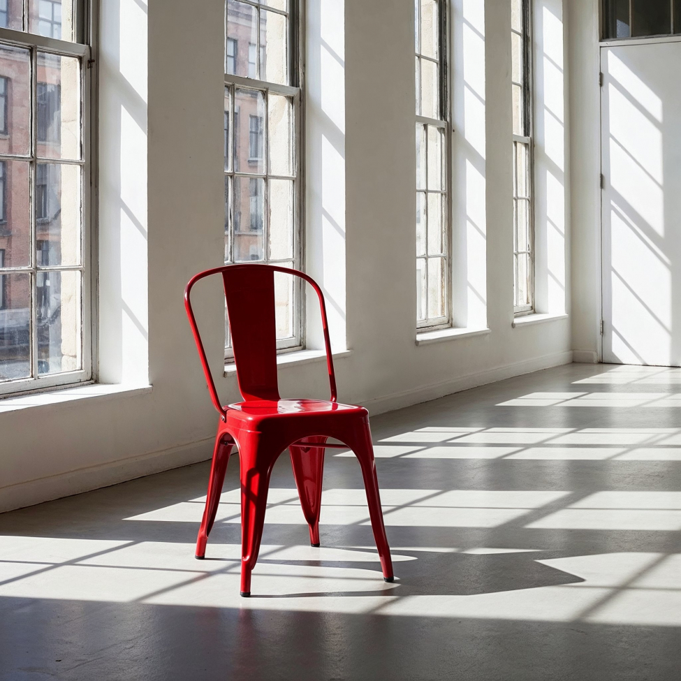 Sedia 'Montmartre' - Lucido rosso