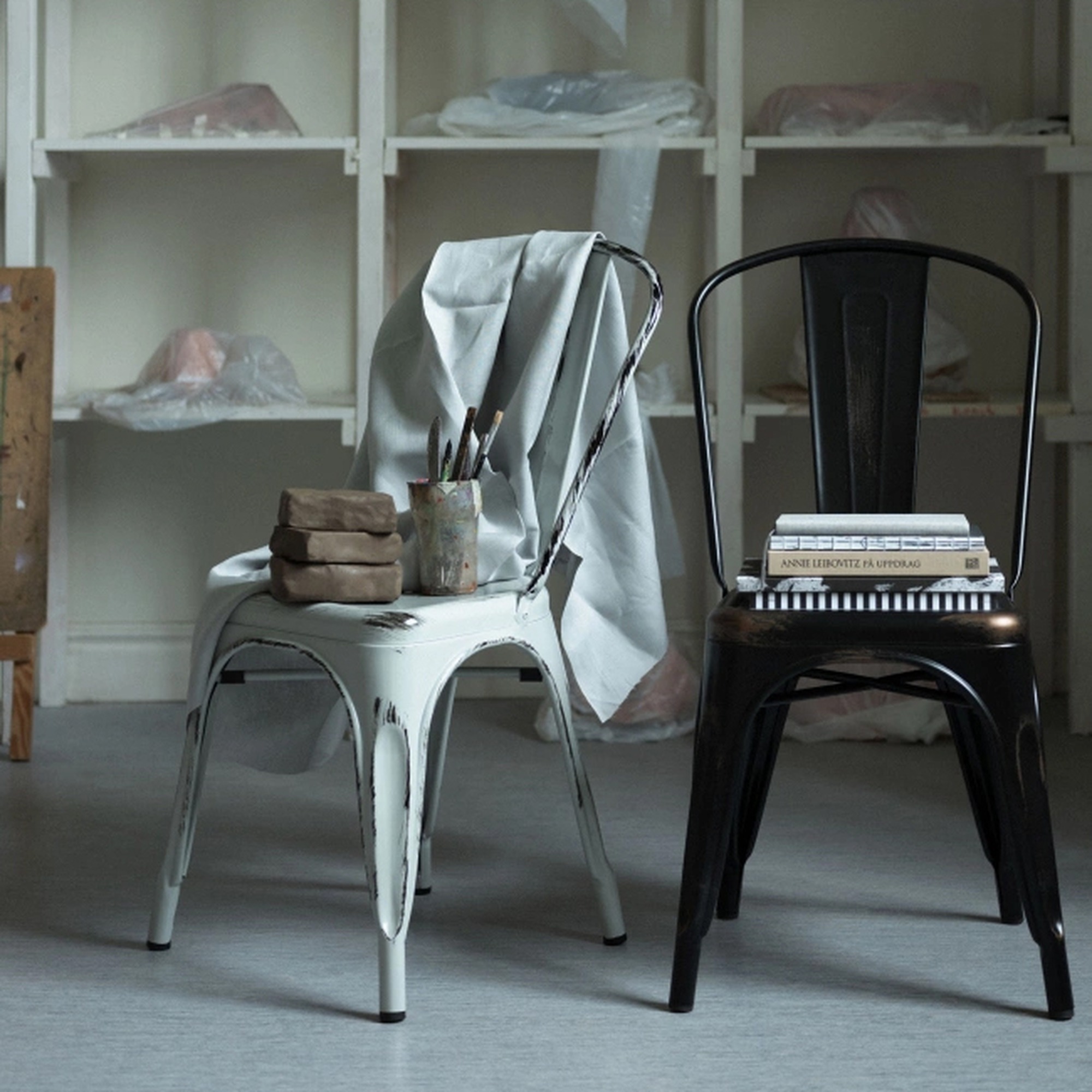 Sedia 'Montmartre' - Vintage nero