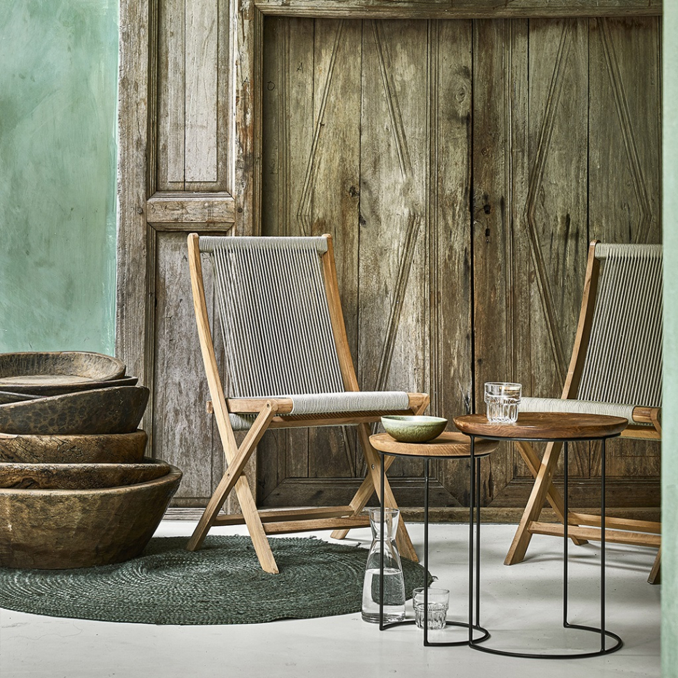 Sedia da giardino 'Rope' - Teak