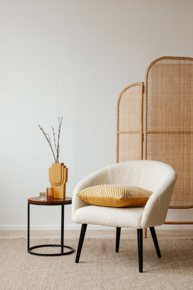 Poltrona 'Puffy' - Bianco/Teddy