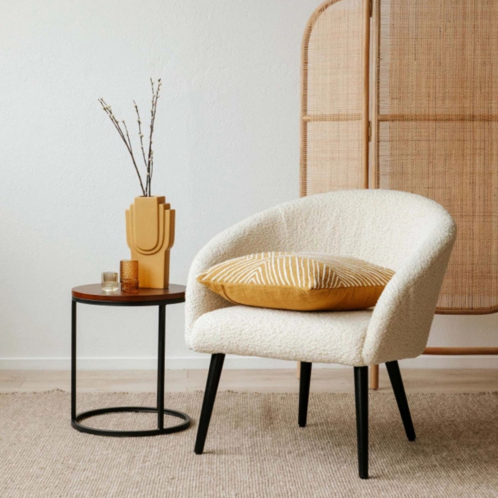 Poltrona 'Puffy' - Bianco/Teddy