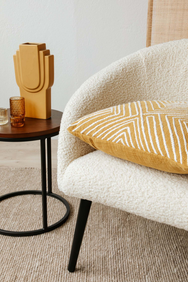 Poltrona 'Puffy' - Bianco/Teddy